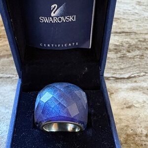 Swarovski Deep Blue Ring Box